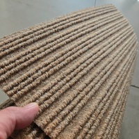 Tapis de récupération d'or côtelé Mali à trois lignes rayées, tapis de lavage d'or alluvial avec support en caoutchouc latex