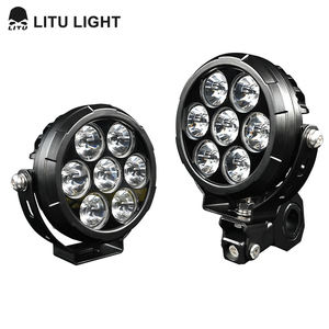 Lámpara Led Redonda para Conducción de Motocicleta, Faro de Punto Blanco, IP68, Impermeable, <span class=keywords><strong>4x4</strong></span>, 60W - Product Image 1
