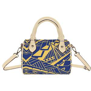 Sıcak Fırsat Özelleştirilmiş Kadın PU Deri Omuz Çantası Pasifik Adası Tasarımı Bayan Çantası Hawaii Tarzı Su Geçirmez Fermuarlı El Çantası - Product Image 2