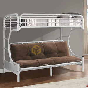 Đồ Nội Thất Phòng Ngủ Sofa Giường Ký Túc Xá Thép Đôi Sàn Giường Khách Sạn Sử Dụng Kim Loại Giường Tầng - Product Image 6