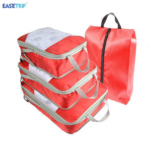 Juego de Cuatro Bolsas de Almacenamiento de Viaje Unisex, Impermeables, de Nailon, Comprimibles, Multifuncionales, con Cierre de Cremallera para - Product Image 5