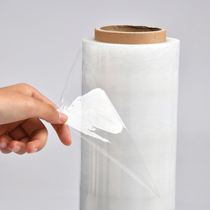 Película Estirable Transparente de Polietileno Directo de Fábrica, Rollo de 500 mm de Ancho, Película de Plástico para Embalaje, 300 m de Longitud - Product Image 6