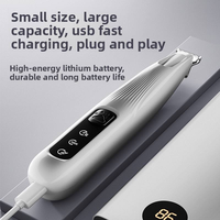 Tondeuse à poils pour animaux de compagnie portable, silencieuse, rechargeable par USB, mini-tondeuse électrique pour poils de chien
