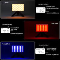 Lumière vidéo LED RVB pour la photographie de studio et l'éclairage de l'appareil photo