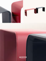 Ensemble de canapés modulaires en cuir véritable minimaliste italien, canapé d'angle luxueux en forme de L pour villas et salons de grands appartements