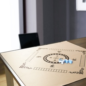 Tapete de Mahjong de Goma en Oferta, Juego de Mesa Familiar, Tapete de Mahjong de Cuero, Alfombra de Póker para el Hogar, Proveedor - Product Image 1