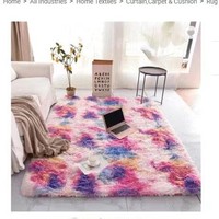 Tapis shaggy de luxe antidérapants, tapis moelleux, tapis décoratifs pour la maison, tapis moelleux pour salon