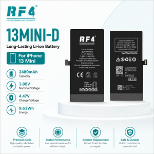 Batería RF4 de 2480 <span class=keywords><strong>mAh</strong></span> para <span class=keywords><strong>iPhone</strong></span> <span class=keywords><strong>13</strong></span> <span class=keywords><strong>Mini</strong></span>, 100% de Salud, Alta Capacidad, Repuesto para Teléfono Móvil, Venta Directa de Fábrica al por Mayor - Product Image 3
