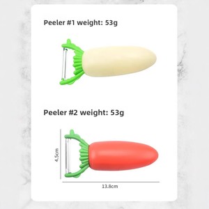Pelador de Patatas Magnético con Forma de Zanahoria, Multifuncional, de Acero Inoxidable, con Abrebotellas para Uso Doméstico - Product Image 3
