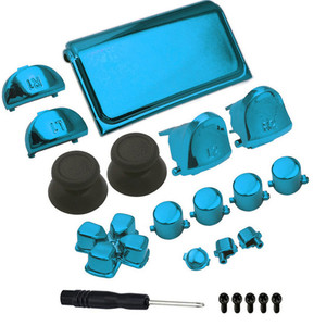 Syytech Chrome Màu L1 R1 R1 L2 R2 Hướng Key Abxy D-Pad Nút Cho PlayStation 4 <span class=keywords><strong>PS4</strong></span> Điều Khiển Đầy Đủ Thiết Lập Nút Thay Thế - Product Image 5