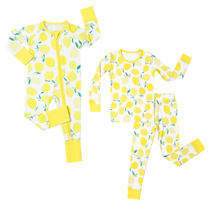 Pijama de Bambú Personalizado para Bebé Niña, Body para Bebé, Listo para Enviar, Mono con Cierre para Bebés Niñas, Ropa para Dormir, Ropa de Día de Bambú para Niños - Product Image 1