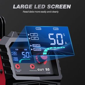 Cortadora de Plasma ARCCAPTAIN CUT50 50A 110/220V de Doble Voltaje IGBT de 1/2 Pulgada para Corte Limpio 2T/4T para Principiantes y Bricolaje - Product Image 1