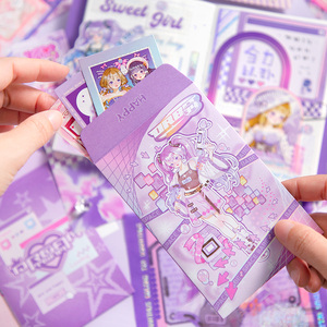 Simno simpatico <span class=keywords><strong>Anime</strong></span> Gilr ragazze <span class=keywords><strong>note</strong></span> Memo Set adesivo nastro Washi piani di album decorazioni - Product Image 6