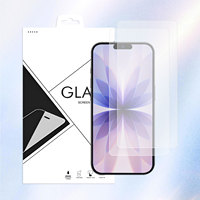 Protection d'écran en verre trempé incassable en aluminium haute performance pour iPhone 17, 16, 15, 14, 13, 12 (compatible i18pro)