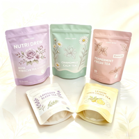 Pochette Doypack Personnalisée en Papier Kraft Mat Stratifié de Qualité Alimentaire avec Fermeture Zip Refermable et Trou de Suspension