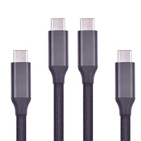 OEM ODM pabrik 3ft 6 kaki 10 kaki USBC kabel pengisi daya Cepat CE FCC UKCA bersertifikat PD 3.1 pengisian cepat kabel USB Tipe C 100W 240W 5A