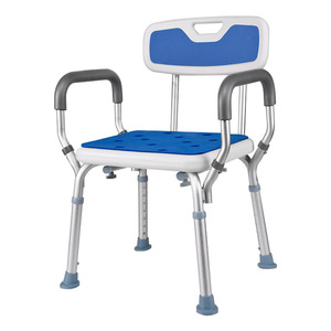 Aluminum Alloy Shower Chair <b>Height</b> <b>Adjustable</b> Non Slip Bath <b>Stool</b> For Elderly Disabled Pregnant Women 150kg Capacity - Product Image 5