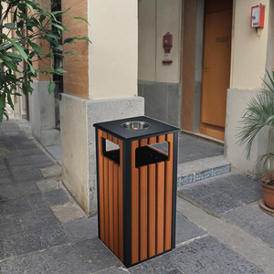 Wholesale Modern Outdoor Trash Can - Top Sale Durable Waste Bin &amp; Recycling <strong>Container</strong> with Custom Colors - Product Image 6