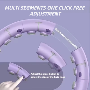 Aro de <span class=keywords><strong>Hula</strong></span> Inteligente Desmontable de Alta Calidad con Contador, Círculo de Masaje para Perder Peso y Entrenamiento Cardiovascular - Product Image 5