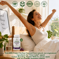 Gommes à la mélatonine sans sucre, 60 unités, véganes, à la pectine, aide au sommeil, certifiées sans OGM, marque privée pour adultes