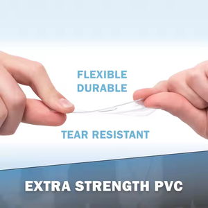 Offre Spéciale étanche PVC porte-carte Double face clair protecteur manches 3x4 pouces Horizontal carte d'identité porte-carte de visite nom - Product Image 5