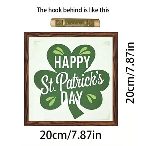 Marco <span class=keywords><strong>de</strong></span> Fotos <span class=keywords><strong>de</strong></span> Madera con Diseño <span class=keywords><strong>de</strong></span> Trébol Verde para el Día <span class=keywords><strong>de</strong></span> <span class=keywords><strong>San</strong></span> <span class=keywords><strong>Patricio</strong></span>, Decoración para el Festival Irlandés <span class=keywords><strong>de</strong></span> <span class=keywords><strong>San</strong></span> <span class=keywords><strong>Patricio</strong></span> - Product Image 4