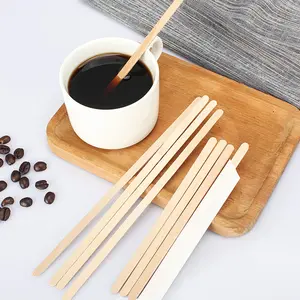 竹コーヒー攪拌ミキサースティック使い捨て木製茶飲料ミルクスターラー