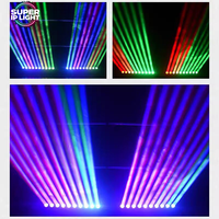 Barre de lumière matricielle mobile 10 yeux 40W RGBW 270 ° Projecteur de scène à faisceau rotatif Y~Axis 16 bits avec gradation DMX RDM pour discothèque et événements en direct