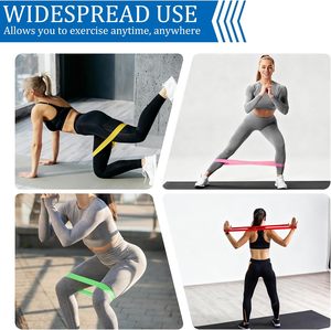 Wholesale Exercise Resistance <b>Bands</b> for Working Out Set of 5 for Women and Men, Stretch <b>Bands</b> for Exercise, Physical Therapy - Product Image 6