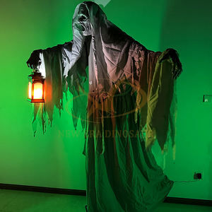 Thực Tế Ma Điện Mô Hình Bộ Xương Sọ Hoạt Hình Trong Nhà Kim Loại Đạo Cụ Cho Halloween Cho Trung Tâm Mua Sắm Phiêu Lưu Công Viên - Product Image 2