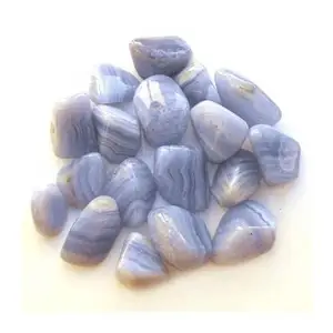 Pietre burrattate di agata di pizzo blu di ghiaia di cristallo curativo all'ingrosso di alta qualità