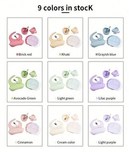 Juego de Alimentación para Bebés de Silicona de Grado Alimenticio, Ecológico y Libre de BPA, con Plato y Tazón con Succión, Cuchara y Tenedor, Esencial para el Destete de Niños Pequeños - Product Image 3