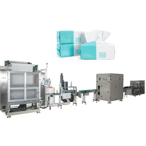 High Efficient Soft Face Tissue Paper Folding Machinery Non Woven Hand Cotton Towel Production Line