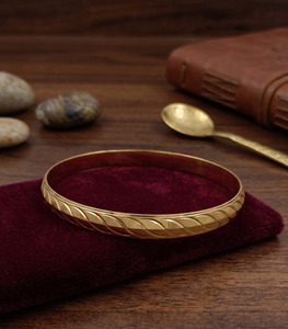 Kada ชุบทองหรูหราของผู้ชายเครื่องประดับแฟชั่นสไตล์คลาสสิกสร้อยข้อมือผู้ชายแบบดั้งเดิมที่มีการตกแต่งแบบพรีเมี่ยมสำหรับทุกวัน - Product Image 6