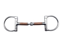 Mèches pour chevaux Accessoires de sellerie en acier inoxydable Anneau en D pour l'équitation Western Horse Training Horse