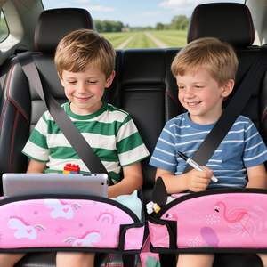 Free sample Custom New Multifunctional Toddler <b>Car</b> Back Seat Travel <b>Tray</b> Organizer Kids Travel <b>Tray</b> <b>Trays</b> for Toddler Black - Product Image 6