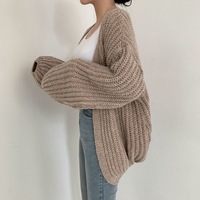Cardigan chandails pour femmes automne mode surdimensionné léger pull tricot travail vestes tenues vêtements