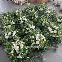 Centre de table de mariage en fleurs artificielles, boule de roses blanches, centres de table de mariage, centres de table floraux en roses pour la table de mariage