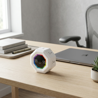 Timer Dapur Elektronik Visual Magnetik dengan Logo Kustom, Timer Pomodoro untuk Belajar Anak, Timer Hitung Mundur Gravitasi