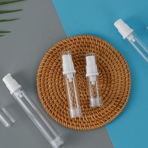 Summer Arrival 10ml Twist up Airless Pump Bottle Double Wall Round Vacuum for Cosmetic Liquid - Product Image 4