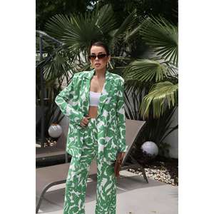 Conjunto Deportivo Verde XXL al por Mayor, Chaqueta de Nailon Transpirable y Cortavientos con Capucha, Pantalones, Chándal de Invierno de Talla Grande, Técnicas de Impresión - Product Image 3