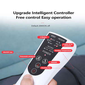 Polifunzionale massaggiatore completo gambe Airbag spremere il massaggio con riscaldamento sollievo elettrico per il dolore alle gambe - Product Image 2