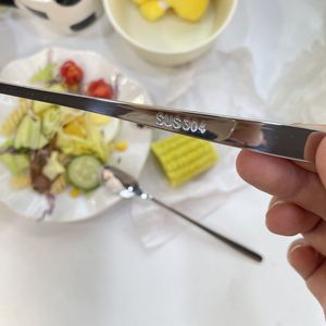 Stainless Steel Long Handle Dessert Spoon Coffee Stirring Spoon Milk Tea Spoon Ice Spoon Condiment Spoon Household Commercial - Product Image 3
