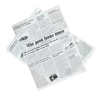 Papier sulfurisé alimentaire personnalisé imprimé simple face, résistant à la graisse, pour emballage de sandwichs, hamburgers, pains, gâteaux, biscuits, avec revêtement PE