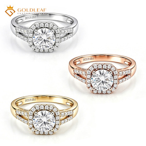 Goldleafgem IGI Certified Custom 1-3CT Lab Grown Diamond Engagement <b>Wedding</b> Anniversary Party <b>Ring</b> 10k 14k 18k Fine Jewelry - Product Image 1