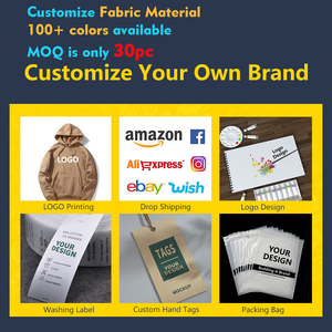 Hg300h In Trên Nhu Cầu Áo Bán Buôn 100% Chải Kỹ Bông 300G Áo Thun Trống Unisex Cộng Với Kích Thước Hoodies Cho Nam Giới - Product Image 5