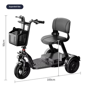 Foldable Tricycle High Power Lithium <b>Battery</b> Lightweight <b>Mobility</b> <b>Scooter</b> for Elderly Urban Travel - Product Image 3