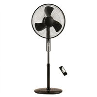 Ventilateur sur pied silencieux et doux avec télécommande, direction de l'air réglable, flux d'air intérieur, élimine l'air stagnant, ventilateur électrique portable