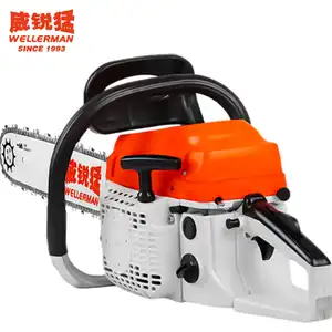 5202 Xăng chuỗi Saw 52cc Máy vườn công cụ Xăng Powered Chainsaw gỗ Máy cắt để bán