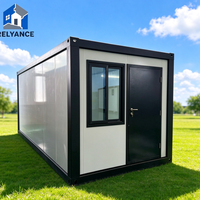 Maison conteneur pliable moderne, mini-maison préfabriquée, panneaux muraux sandwich ISO, installation rapide pour boutique, villa
